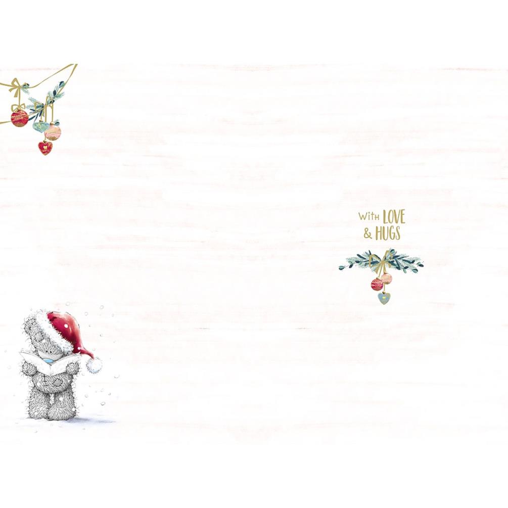 Carol Singing Me to You Bear Christmas Card Extra Image 1